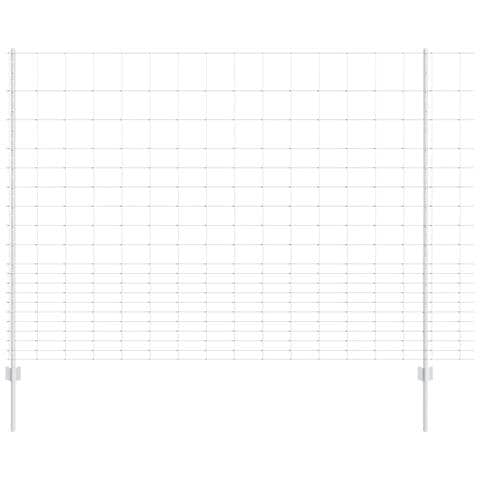 Posto per Recinto  22 pz U-Channel 160 cm Acciaio Galvanizzato, Recinto per Campi  1,6x25 m Acciaio Galvanizzato - Foto 1