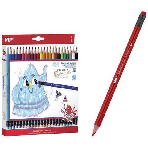 Matite Colorate Gommabili 24 Pz. - Foto 1