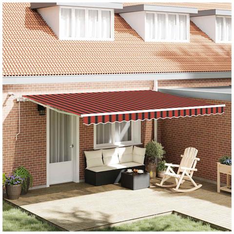 Tenda Retrattile Arancione e Marrone 450 × 300 cm - Foto 2