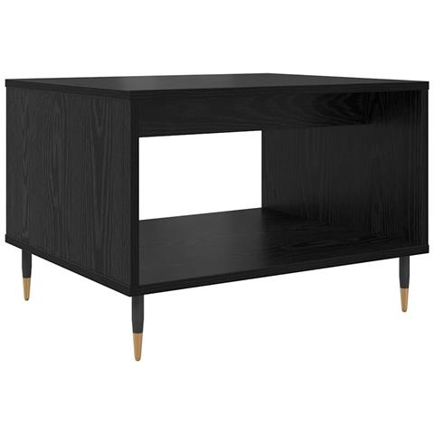 Tavolino da salotto Rovere nero 60 x 50 x 40 cm - Foto 1