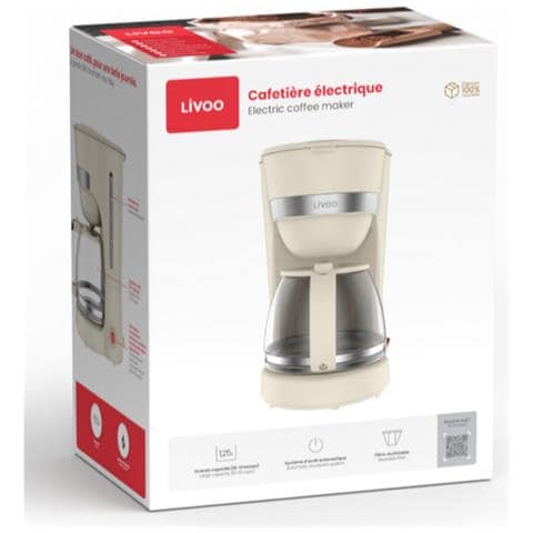 Macchina Per Caffè Filtro Da 12 Tazze, 1,25 L, 750 W - Dod200c - Foto 5