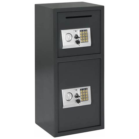 Cassetta di sicurezza digitale Grigio scuro 35 x 31 x 80 cm - Foto 1