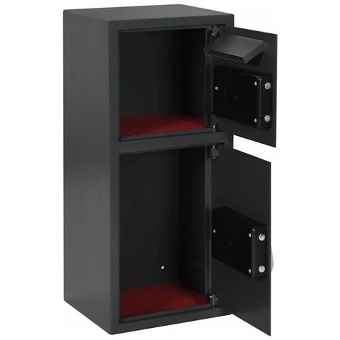 Cassetta di sicurezza digitale Grigio scuro 35 x 31 x 80 cm - Foto 2