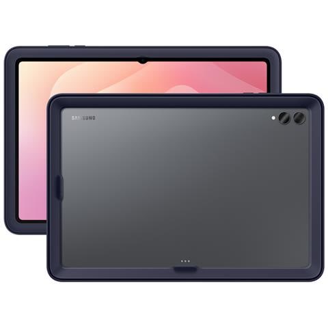 Custodia Per Galaxy Tab S11 Ultra Serie Frame Cover Ufficiale Con Funzione Supporto, Blu Marina - Foto 1
