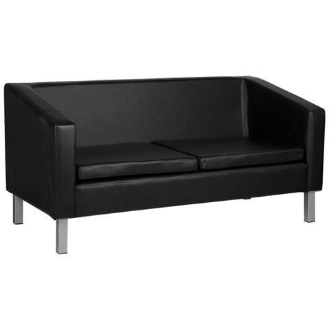 divano sala dattesa BM18003 nero - Foto 1