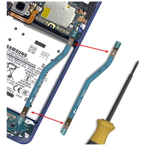 Nappe Frc Per Galaxy S25 Plus Cavo Flessibile Di Collegamento Scheda Madre, Blu - Foto 2