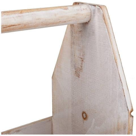 Portabottiglie In Legno Marrone 27x19x33h - Foto 6