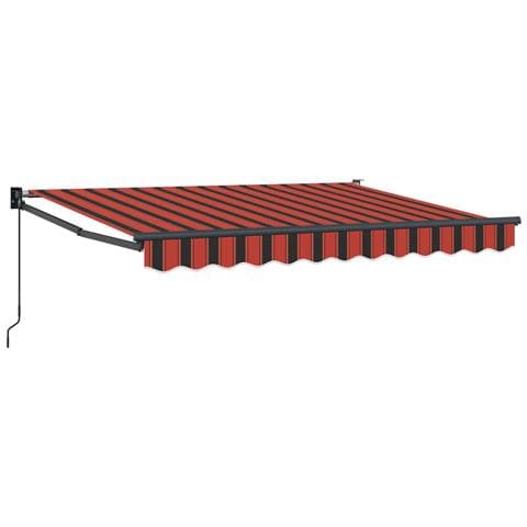 Tenda retrattile manuale Arancione, Nero e Giallo 3,5 x 2 m - Foto 1