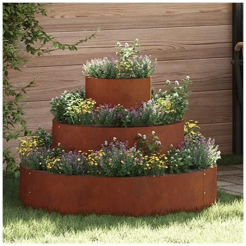 Vaso da giardino Marrone 90 x 90 x 20 cm - Foto 2