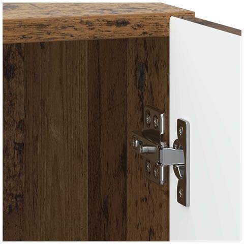 Armadio da Notte 2 pcs Legno antico 43 x 34,5 x 50 cm - Foto 9