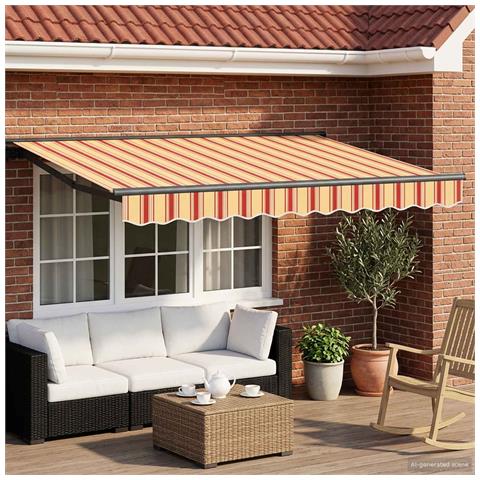 Cornice per Tenda Manuale con LED 2,5 x 2 m - Foto 2