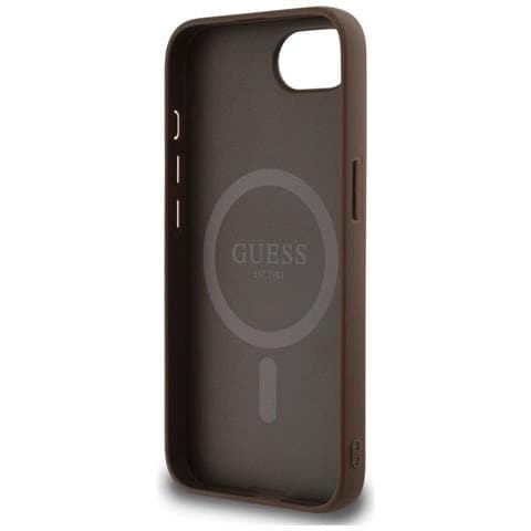 Custodia Per Telefono Guess Marrone Con Logo 4g Magsafe Per Iphone 16 - Foto 7
