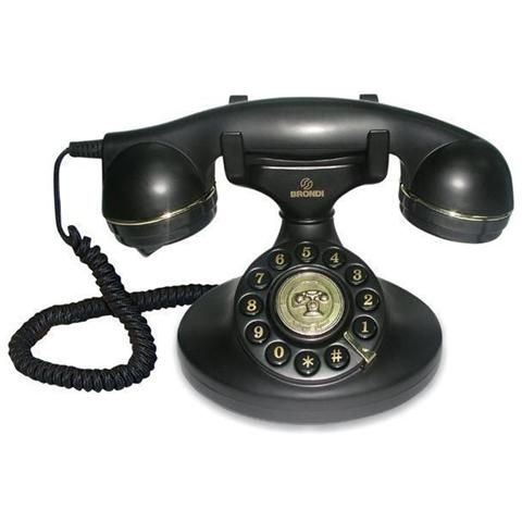 VINTAGE10-BLACK telefono a filo  - Foto 2