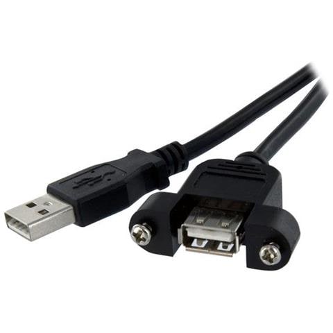 Cavo USB a pannello 91 cm A ad A - F / M - Foto 1