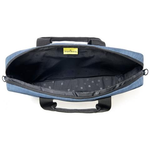 Borsa per Notebook fino a 13.3" in Nylon Colore Blu - Foto 1