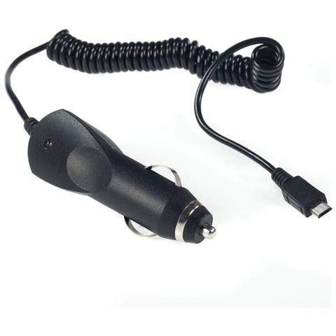 Caricatore Alimentatore Da Auto Cavo Micro Usb Nero - Foto 1