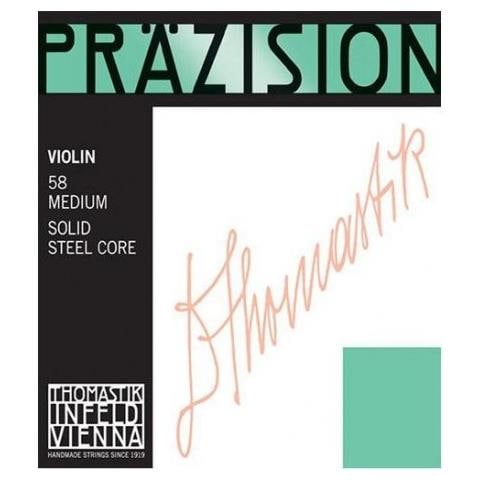 Set Corde Violino Prazision Violin 58 Medium Solid Steel Core - Thomastik Infeld Vienna - Foto 1