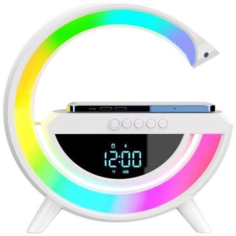 Lampada Cassa Bluetooth Led Rgb Ufo Minicassa Speaker Discoteca E27 Telecomando - Foto 5