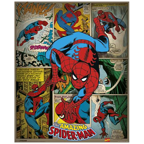 Marvel: Spider-man Retro (mini Poster 40x50 Cm)  - Foto 1