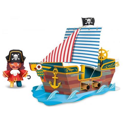 Play Creative-il Galeone Del Pirata Gioco, Multicolore, 18549 - Foto 2