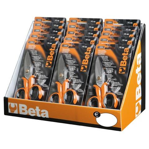 Espositore Da Banco 15 Forbici Elettrcisti In Acciaio Inox Con Microdentatura - Foto 1