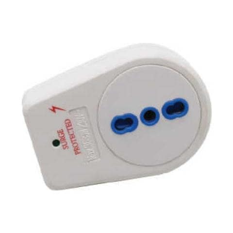 V-tac Adattatore Singolo Spina 16a E 1 Presa 2p+t 10/16 Standard Italiano Con Protezione Da Sovraccarichi - Sku 8832 - Foto 1