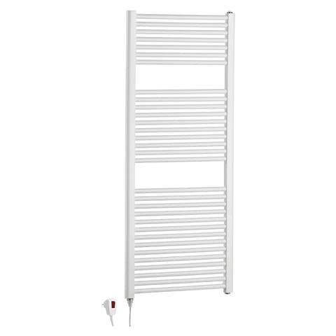 Scaldasalviette Elettrico 150x50 Cm 700w Bianco Con Resistenza Termolimitata H150 Cm Latina - Foto 2