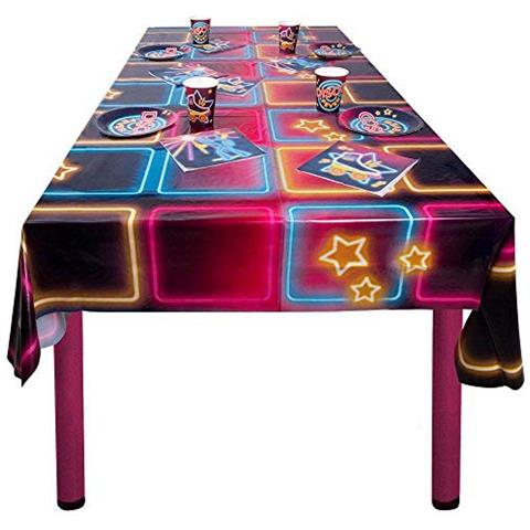 Tovaglia * Disco Fever * Come Decorazione Per Compleanno Bambini E Feste A Tema 130 X 180 Cm ¨ Disko 70s Compleanno Party Decorazione - Foto 2