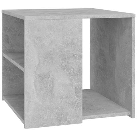 Tavolino Grigio Cemento 50x50x45 cm in Legno Multistrato - Foto 2