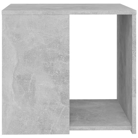 Tavolino Grigio Cemento 50x50x45 cm in Legno Multistrato - Foto 6