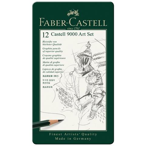 Set di 12 Matite Grafite Castell 9000 - Foto 2