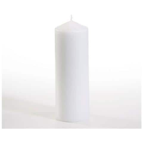13605 Candela Di Cera Cilindro Bianco 1 Pz - Foto 1