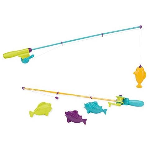 A Set Da Pesca Magnetico A Gioco Di Pesca Giocattolo Da Esterno Con 2 Aste Magnetiche E 4 Pesci Per Bambini Dai 3 Anni In Su (6 Pezzi) - Foto 1