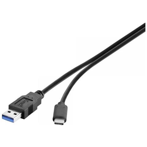 Rf-3241264 Cavo Usb 0,15 M Usb 3.2 Gen 1 (3.1 Gen 1) Usb A Usb C Nero - Foto 1