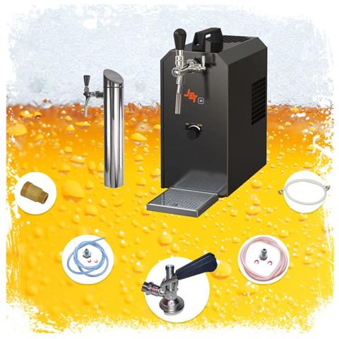 Set Completo - Spillatore Birra Con Pompa A Membrana - Ut Jet 30k Dispenser Birra Macchina Per Birra 1-linea 30 Litri /h Keg Keykeg - Foto 6