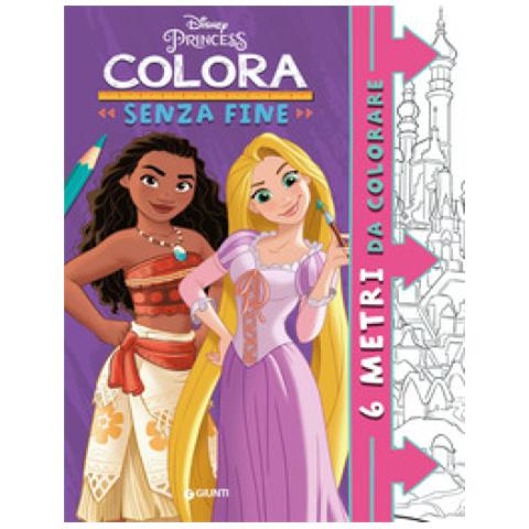 Principesse Disney. Colora Senza Fine. 6 Metri Da Colorare. Super Album. Ediz. Illustrata - Foto 1