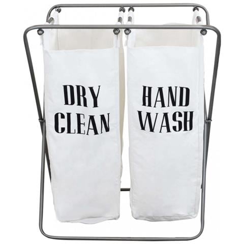 Porta Biancheria In Ferro E Stoffa Gérald - Foto 1