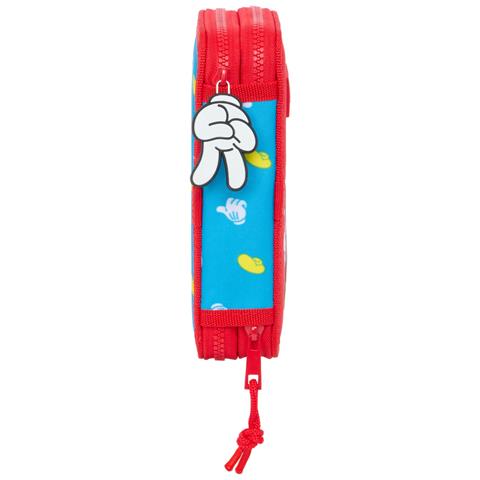 Astuccio Doppio Mickey Mouse Clubhouse Fantastic Azzurro Rosso 12.5 X 19.5 X 4 Cm (28 Pezzi) - Foto 2