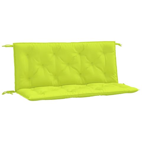 Cuscini Per Panca 2 Pz Verde Intenso 120x50x7 Cm Tessuto Oxford - Foto 2