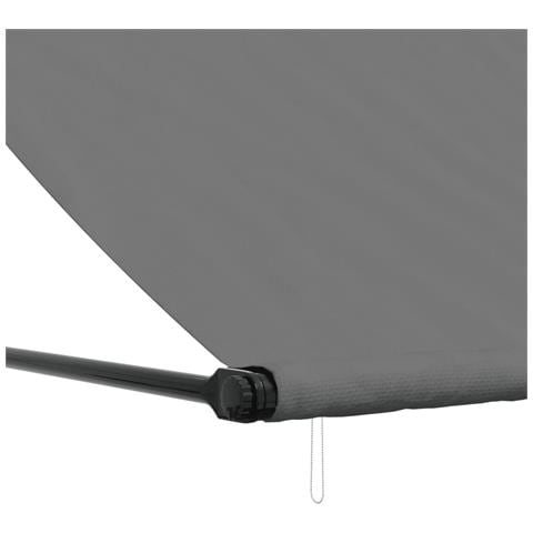 Tenda Da Sole Retrattile Antracite 350x150 Cm Tessuto E Acciaio - Foto 2