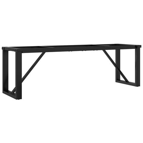 Telaio Gambe A O Per Tavolino Da Salotto 140x30x43 Cm In Ghisa - Foto 2