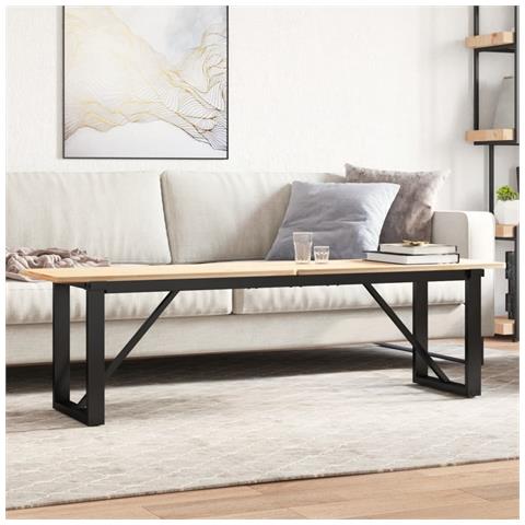 Telaio Gambe A O Per Tavolino Da Salotto 140x30x43 Cm In Ghisa - Foto 3