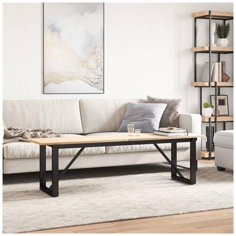 Telaio Gambe A O Per Tavolino Da Salotto 140x30x43 Cm In Ghisa - Foto 1