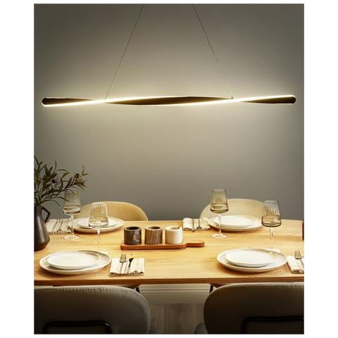 Lampadario A Led Mahoi Metallo Nero - Foto 1