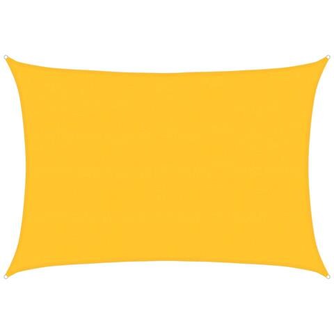 Vela Parasole 160 G /m Rettangolare Giallo 5x6 M In Hdpe - Foto 1