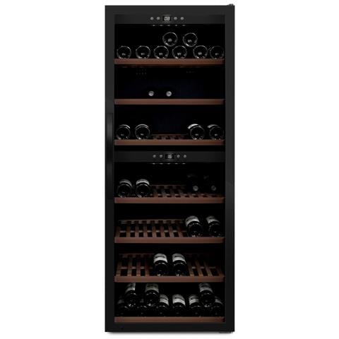 Cantinetta Vino SW-126B a Libera Installazione con Doppia Temperatura Capacità 126 Bottiglie Classe F Colore Nero - Foto 1