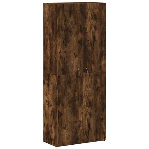 Schedario Rovere Fumo 60x32x153 Cm In Truciolato - Foto 1