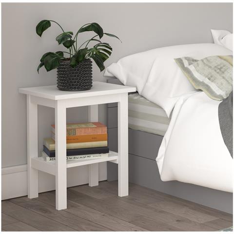 Trend Comodino In Mdf Bianco - Foto 1