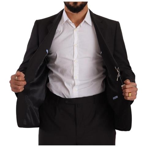 Abito Formale Monopetto Grigio Scuro - M - Foto 5