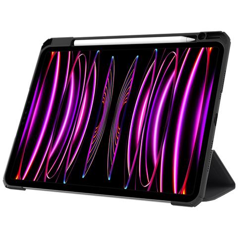 Custodia Folio Per Ipad Pro 11” London Series Con Slot Per Stilo, Nero - Foto 4